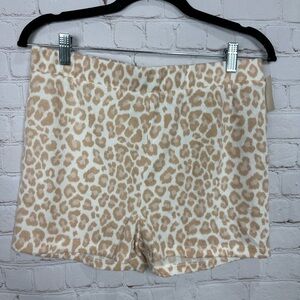 Colsie Lounge Shorts Womens Large Soft Fleece Elastic Waist‎ New